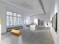 Installation view_WIR TRETEN ZURÜCK_Konzett Gallery_2019; photo: Sandro E.E. Zanzinger
