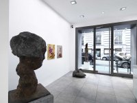 Exhibition view, Saturnalia 2017, showroom, Markus Lüpertz, Paul Renner, Gerald Obersteiner, photo © Sandro Zanzinger 2017