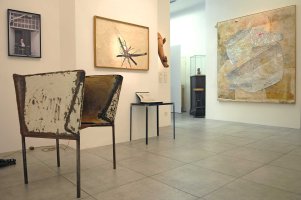 01_Austrian Masters, exhibition view Konzett Gallery, 2017.  Franz West, Arnulf Rainer, Rudolf Polanszky