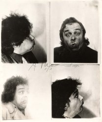 Arnulf Rainer, face-farces, 1968/69, s/w Fotografie, 61 x 50,5 cm