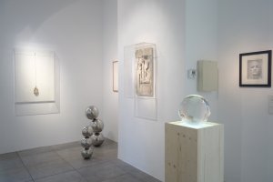 Exhibition view, with works by Joseph Beuys, Hofstetter Kurt and Günter Brus, Konzett Gallery, 2017