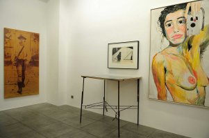 04_Austrian Masters, exhibition view Konzett Gallery, 2017. Joseph Beuys, VALIE EXPORT, Franz West, Elke Krystufek