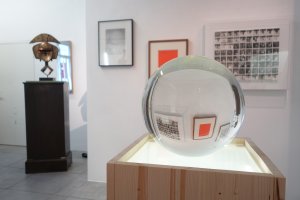 Exhibition view, with works by Hofstetter Kurt, Rudolf Schwarzkogler and Hermann Nitsch, Konzett Gallery, 2017
