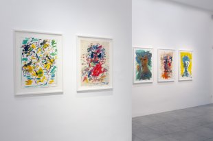 Ausstellungsansicht - Otto Muehl / Works on Paper, 09.01.-15.02.2020